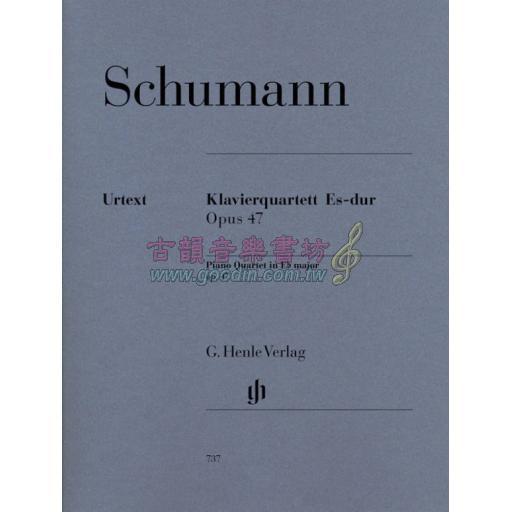 Schumann in E flat Major Op. 47 for Piano Quartet