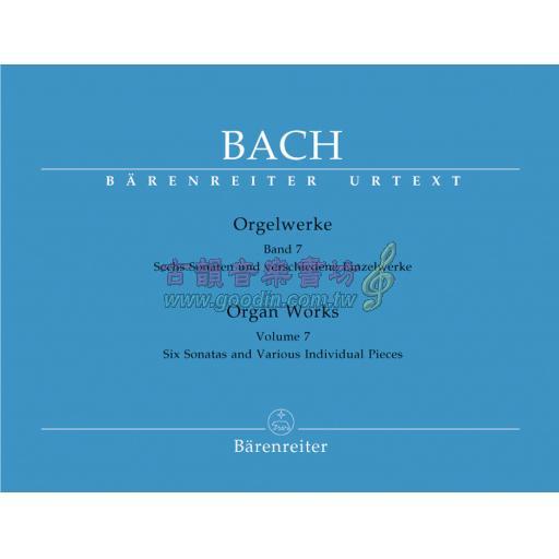 Bach Six Sonatas and Various Individual Pieces for Organ Works