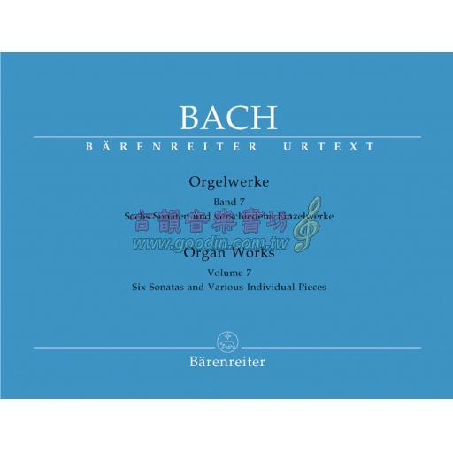 Bach Six Sonatas and Various Individual Pieces for Organ Works