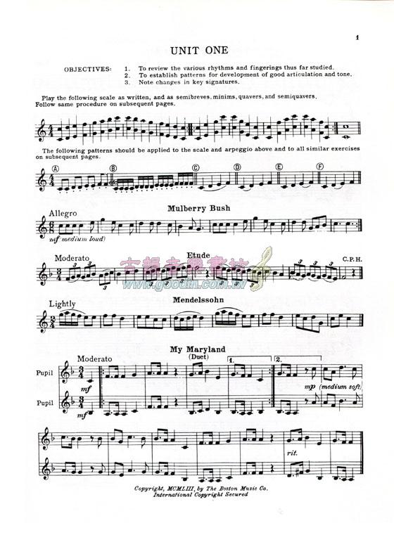 古韻社 GoodinMusik【A Tune A Day for 【Clarinet】 Book Two - BM10116 ...