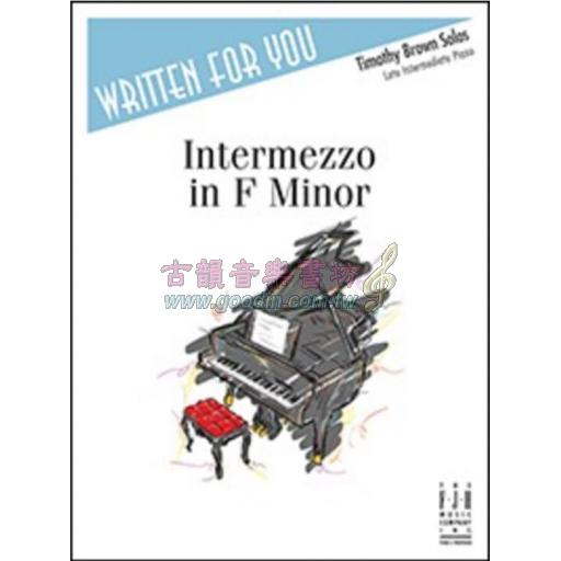 Timothy Brown - Intermezzo in F Minor for Piano Solo