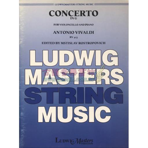 Antonio Vivaldi Concerto in G Major for Cello and Piano