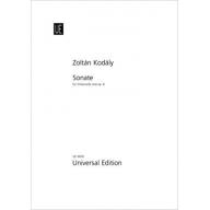Zoltán Kodály Sonata Op. 8 for Cello Solo