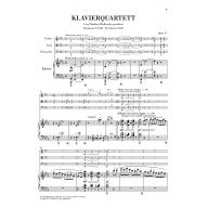 Schumann in E flat Major Op. 47 for Piano Quartet