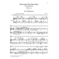 Tschaikowsky Souvenir d'un lieu cher Op. 42 for Violin and Piano