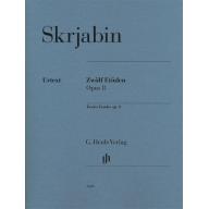 Skrjabin Twelve Etudes Op. 8 for Piano Solo