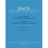 Bach Six Sonatas BWV 1017-1019 for Violin and obbl...
