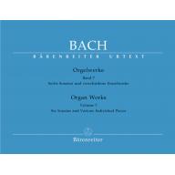 Bach Six Sonatas and Various Individual Pieces for Organ Works