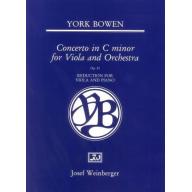 York Bowen Concerto in C Minor Op. 25 for Viola and Orchestra