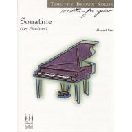 Timothy Brown - Sonatine (Les Pivoines) for Piano Solo