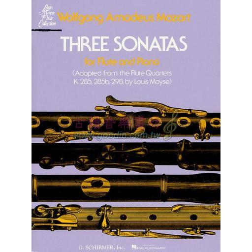 Mozart - Three Sonatas for Flute and Piano