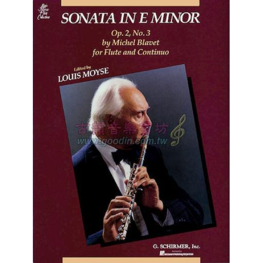 Michel Blavet - Sonata in E Minor, Op. 2, No. 3 for Flute and Piano