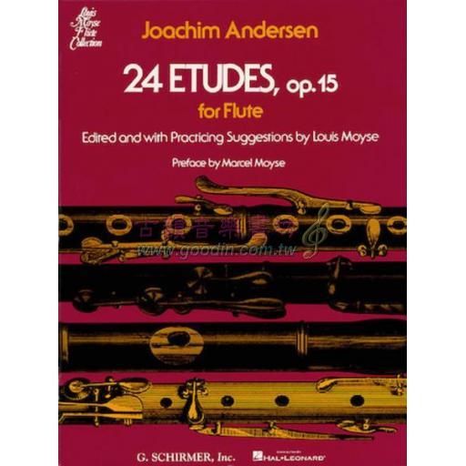 Andersen - 24 Etudes, Op. 15 for Flute Solo