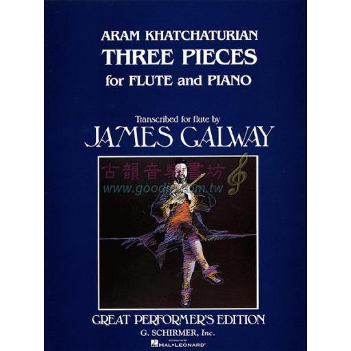 Aram Khatchaturian - Three Pieces for Flute and Piano <售缺>