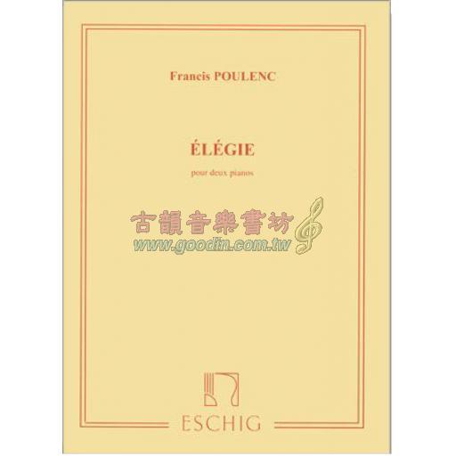 Poulenc Elegig for 2 Pianos, 4 Hands