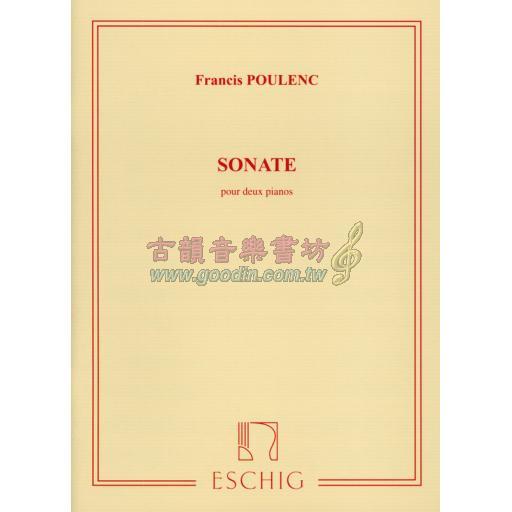 Poulenc Sonate for 2 Pianos, 4 Hands