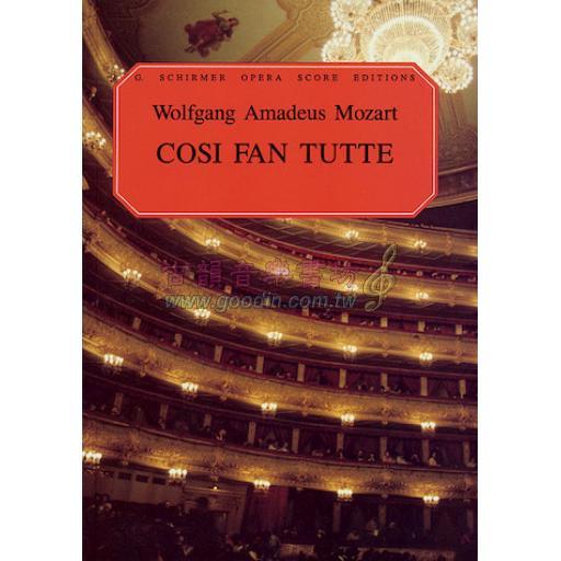 Mozart Così fan Tutte, K. 588 for Vocal Score