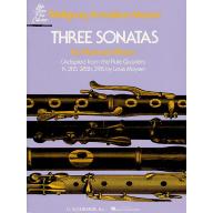 Mozart - Three Sonatas for Flute and Piano