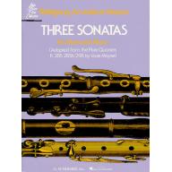 Mozart - Three Sonatas for Flute and Piano