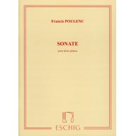 Poulenc Sonate for 2 Pianos, 4 Hands