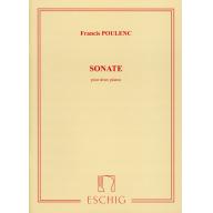 Poulenc Sonate for 2 Pianos, 4 Hands