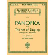 Panofka The Art of Singing (Twenty-Four Vocalises), Op.81 for Soprano