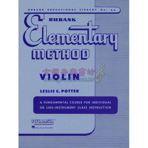 Rubank Elementary Method - Violin