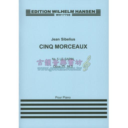 Sibelius Cinq Morceaux Op.75, No.5 for Piano