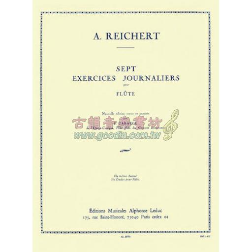 Reichert Sept Exercices Journaliers for Flute