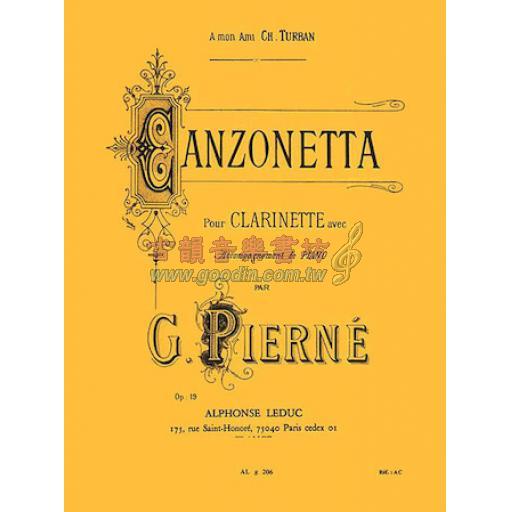 Gabriel Pierne - Canzonetta Pour Clarinette Et Piano