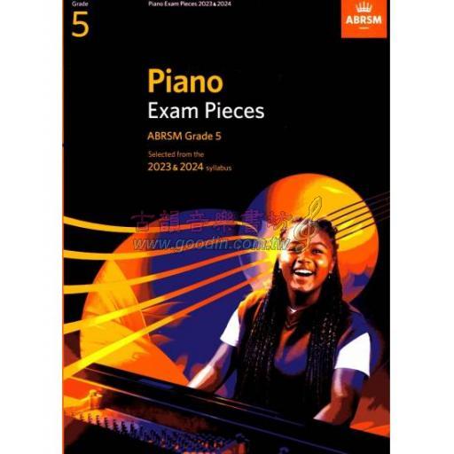 ABRSM 英國皇家 Piano Exam Pieces 2023 & 2024, Grade 5