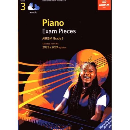 ABRSM 英國皇家 Piano Exam Pieces 2023 & 2024, Grade 3+ 音源下載