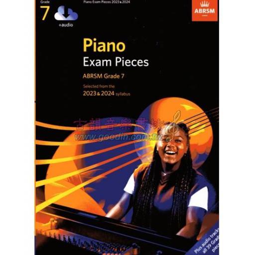 【特價】ABRSM 英國皇家 Piano Exam Pieces 2023 & 2024, Grade 7+ 音源下載