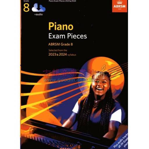 【特價】ABRSM 英國皇家 Piano Exam Pieces 2023 & 2024, Grade 8+ 音源下載