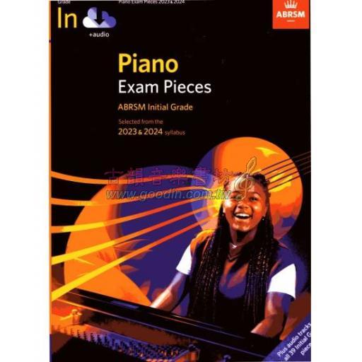 ABRSM 英國皇家 Piano Exam Pieces 2023 & 2024, Initial Grade+ 音源下載