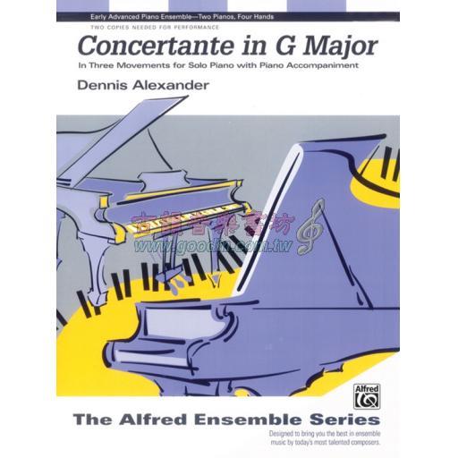 Dennis Alexander - Concertante in G Major (2 Pianos, 4 Hands)
