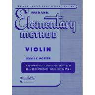 Rubank Elementary Method - Violin