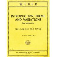 Weber Introduction, Theme and Variations (Op. post...