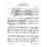 Rieding Concertino in A Minor Op. 21 for Violin and Piano