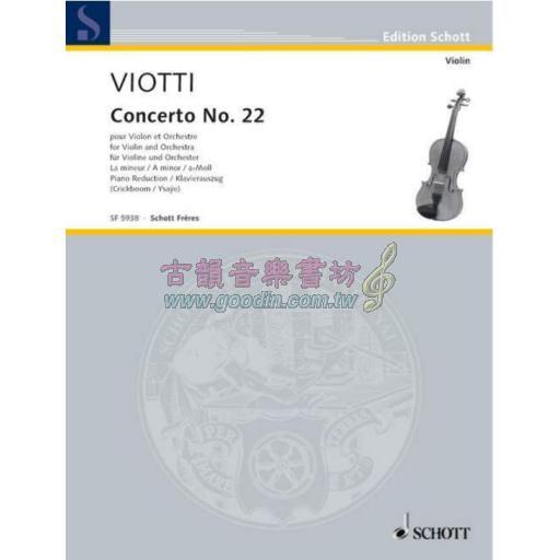 Viotti Concerto NO. 22 in A minor for Violin