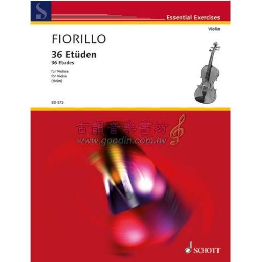 Fiorillo 36 Etudes for Violin