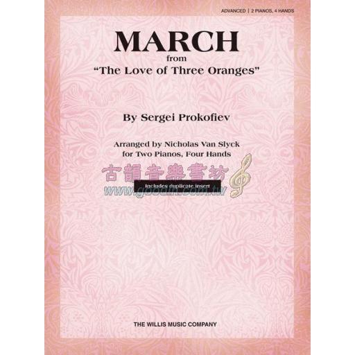 Prokofiev - March from The Love Of Three Oranges for 2 Pianos, 4 Hands