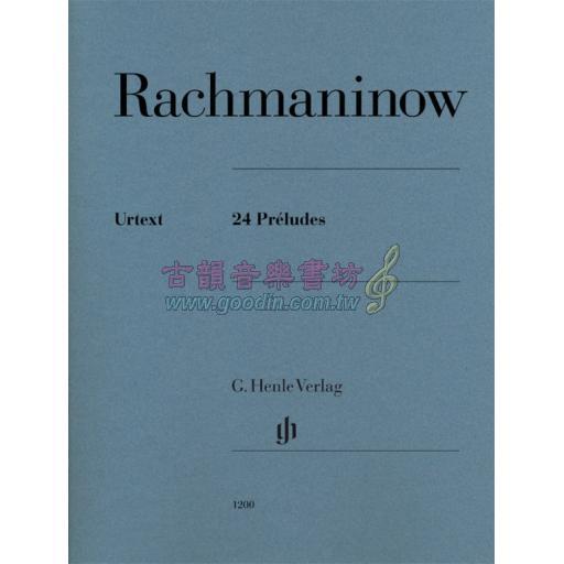 Rachmaninow 24 Préludes for Piano Solo