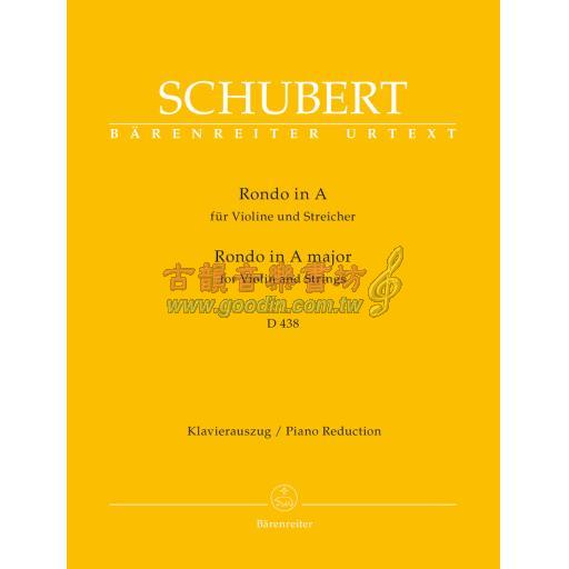 Schubert Rondo in A major D 438 for Violin and Strings