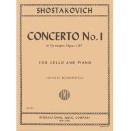 Shostakovich Concerto No. 1, Op. 107 for Cello and...