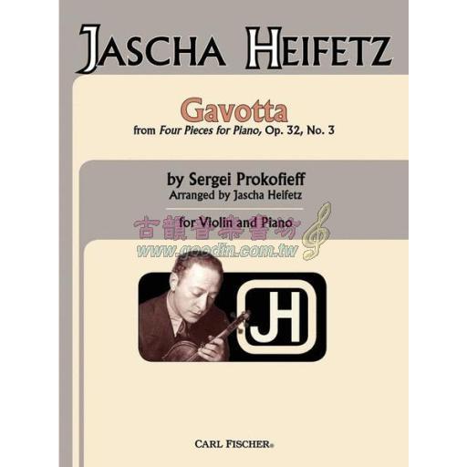 Jascha Heifetz - Gavotta for Violin and Piano