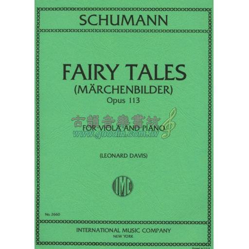 *Schumann Fairy Tales Op. 113 for Viola and Piano