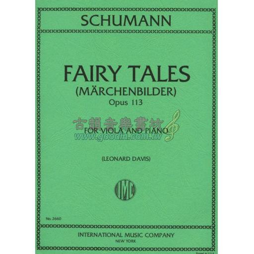 *Schumann Fairy Tales Op. 113 for Viola and Piano