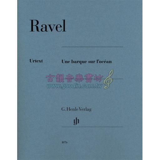 Ravel Une barque sur l’océan for Piano Solo