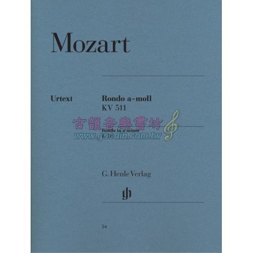 Mozart Rondo in a Minor K. 511 for Piano Solo